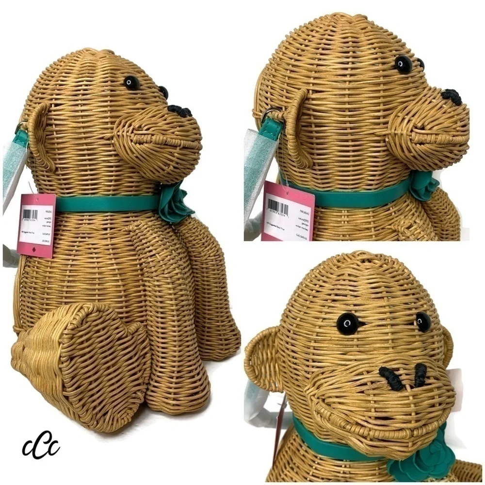 Kate Spade Monkey 🐒 Wicker Novelty Rare Bag
